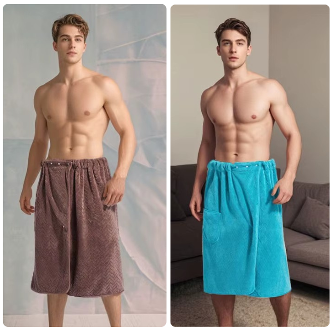 Wrap de bain chic et confortable